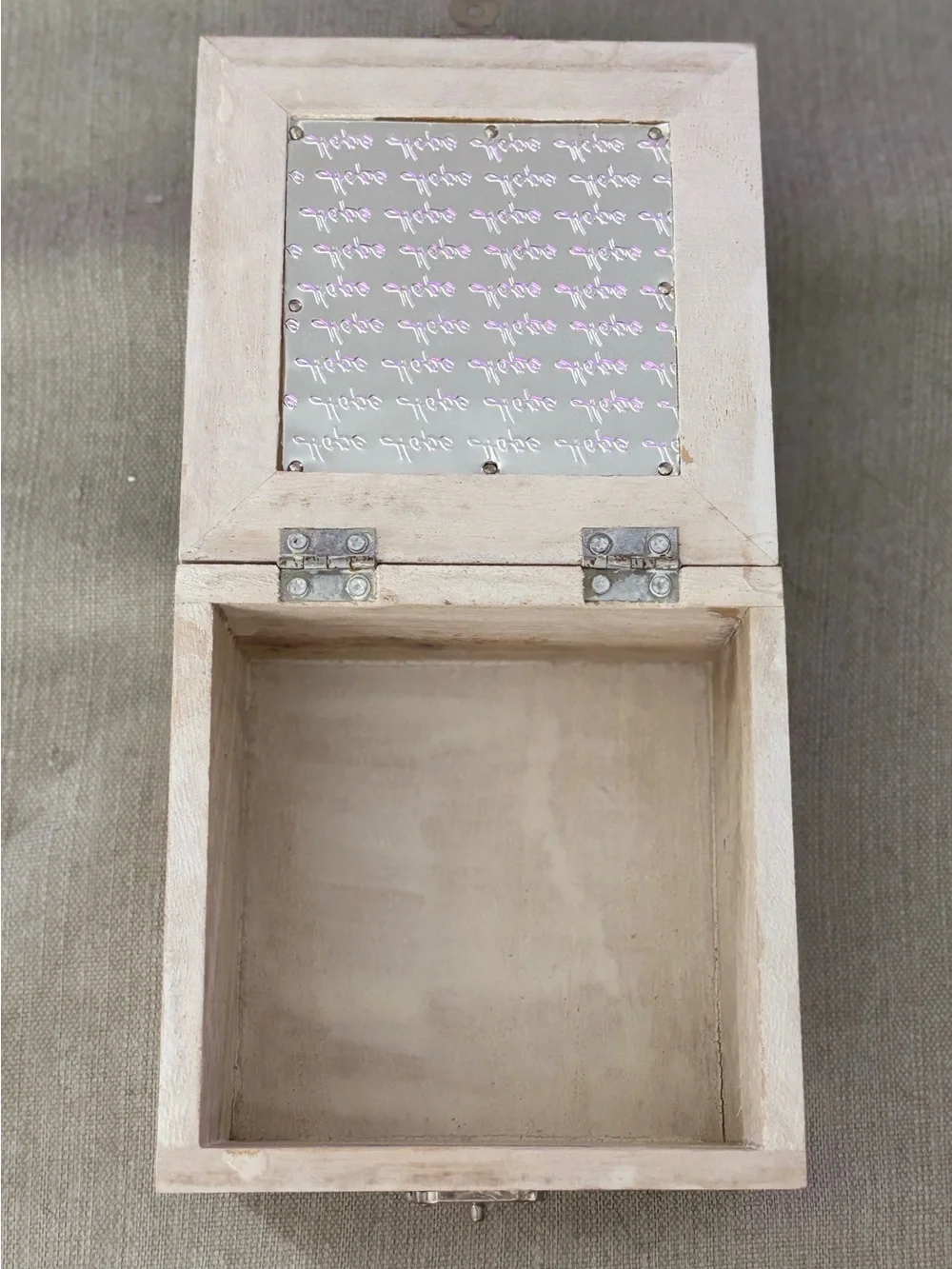 Wooden Anchor Jewelry Box Organizer - Whitewashed